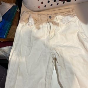 shein wide legged jeans, size medium